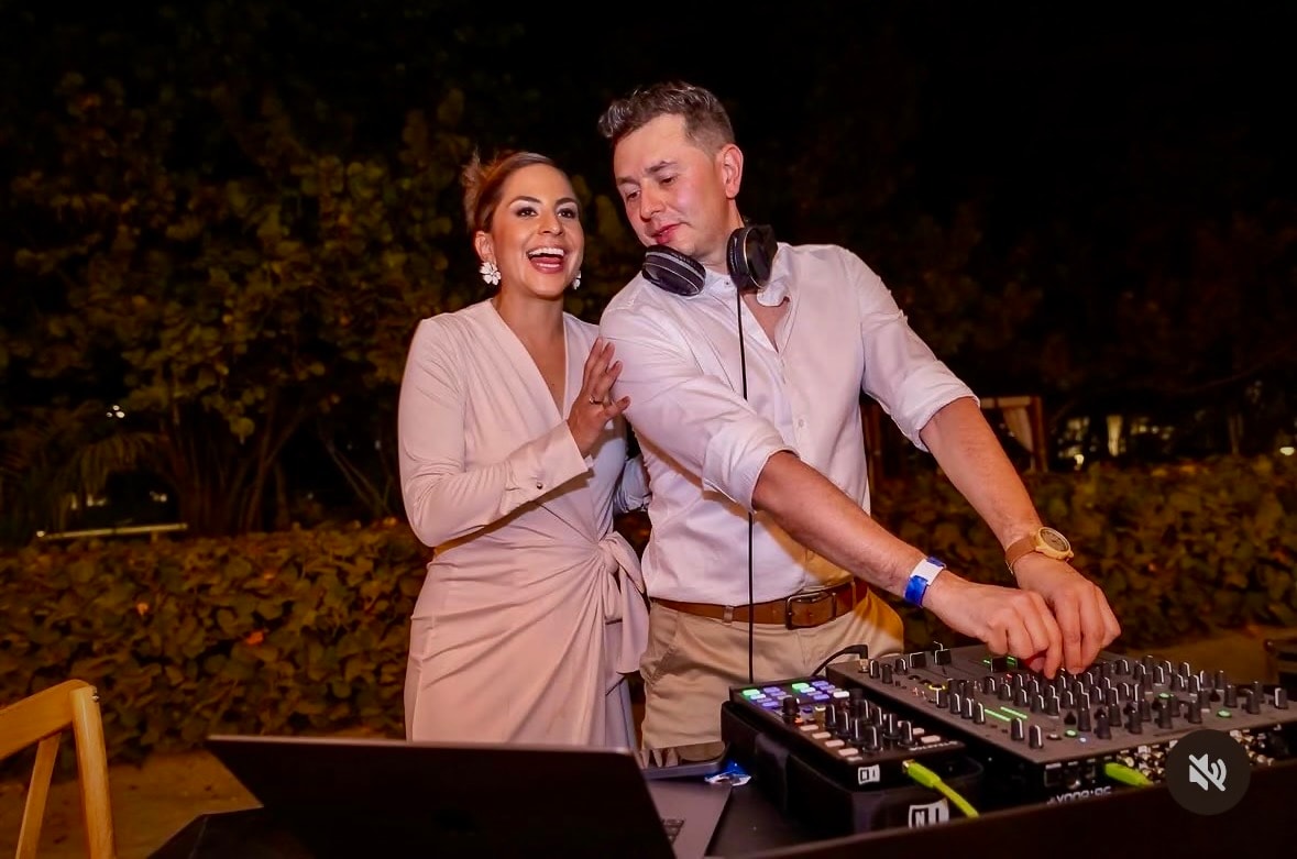 DJ Johann Ortiz en acción